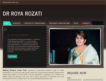 Tablet Screenshot of drroyarozati.com